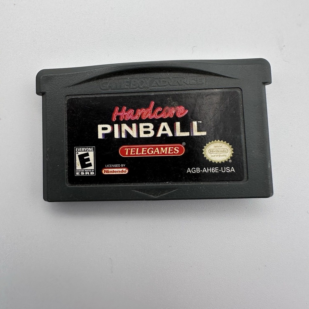 Hardcore Pinball Nintendo Game Boy Advance GBA 2002 Authentic AGB-AH6E-USA Rare